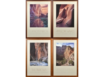 Four David Petit Western Canyon Signed Prints (CTF20)
